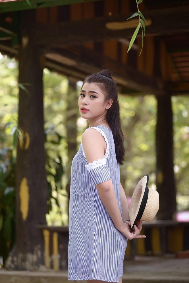 Á khôi Duyên dáng Áo dài TPHCM dự thi Hoa hậu Việt Nam - ảnh 3