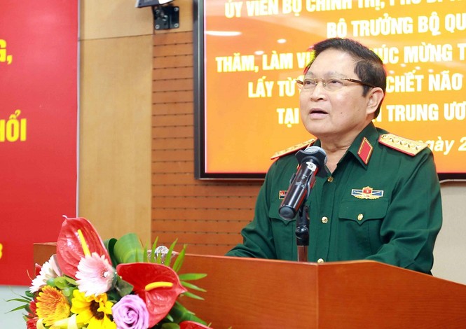 Đại tướng Ngô Xuân Lịch biểu dương Bệnh viện 108 - ảnh 1