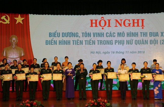 Tôn vinh mô hình tiêu biểu trong phụ nữ Quân đội - ảnh 1