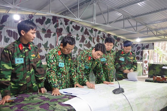 Diễn tập Chỉ huy - Tham mưu 1 bên 1 cấp - ảnh 1