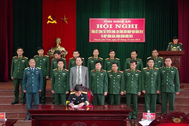 Nghệ An tuyển chọn gần 3.400 công dân nhập ngũ năm 2019 - ảnh 1