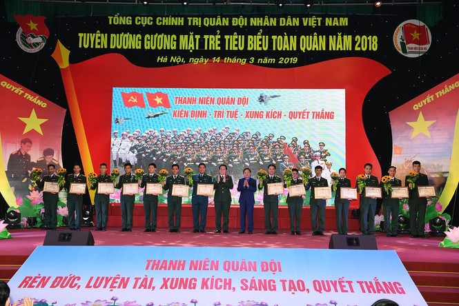 Tuyên dương Gương mặt trẻ tiêu biểu toàn quân 2018 - ảnh 2