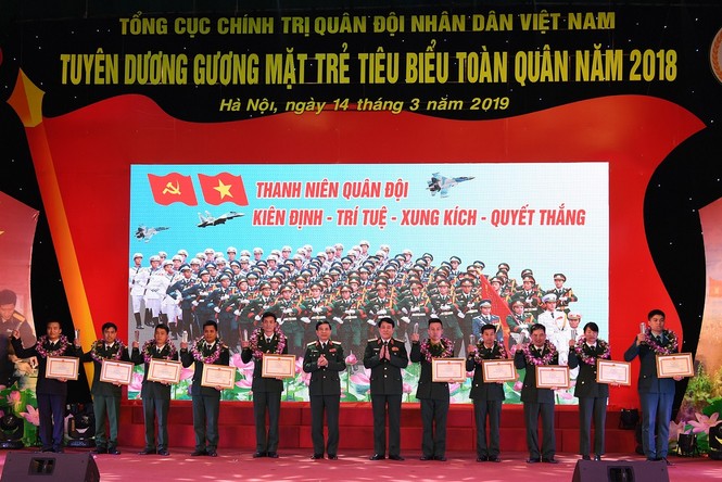 Tuyên dương Gương mặt trẻ tiêu biểu toàn quân 2018 - ảnh 1