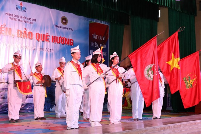 Sôi nổi cuộc thi Em yêu biển đảo quê hương - ảnh 3 Sôi nổi cuộc thi Em yêu biển đảo quê hương - ảnh 3