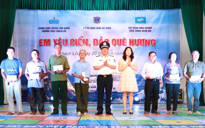 Học sinh Thạch Lỗi trải nghiệm tình yêu biển đảo - ảnh 3