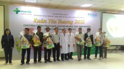 Tập đoàn y khoa Hoàn Mỹ tổ chức chương trình “Xuân yêu thương 2016” - ảnh 1