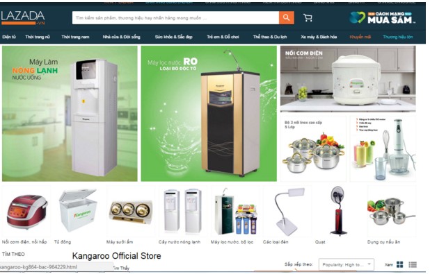 Kangaroo khuyến mại gần 50% khi mua hàng online - ảnh 1