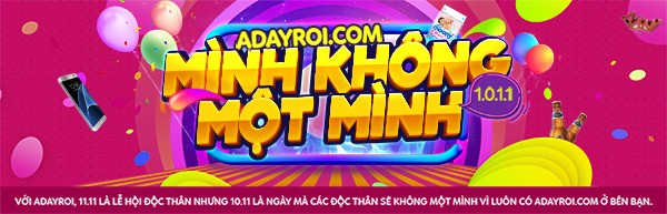 Khuyến mại đặc biệt ngày 10/11 – “Mình không một mình” - ảnh 1