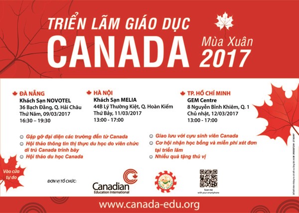Triển lãm Giáo dục Canada Mùa Xuân 2017 - ảnh 2