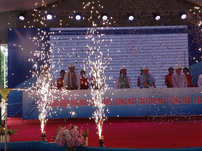 Lễ đóng điện Nhà máy điện mặt trời lớn nhất Việt Nam - ảnh 1