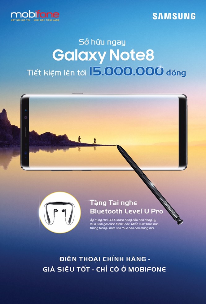 Mobifone chính thức mở bán Samsung Galaxy Note 8 cùng gói cước hấp dẫn - ảnh 2