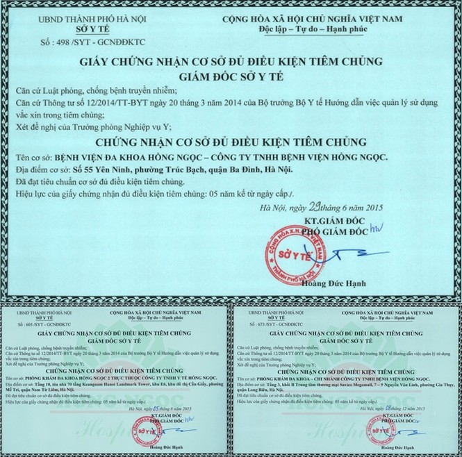 Bệnh viện đa khoa Hồng Ngọc – Cơ sở tiêm chủng an toàn và chất lượng - ảnh 1