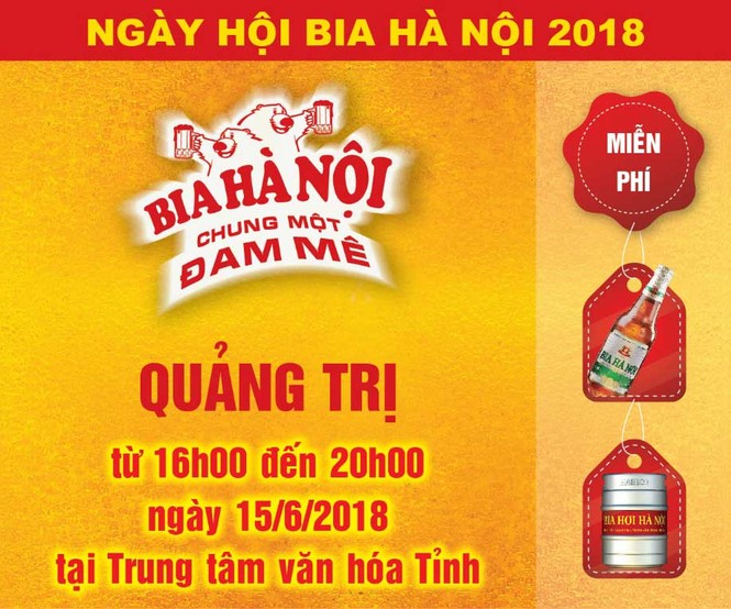 'Cháy vé' vào cổng Ngày hội Bia Hà Nội tại Quảng Trị - ảnh 1