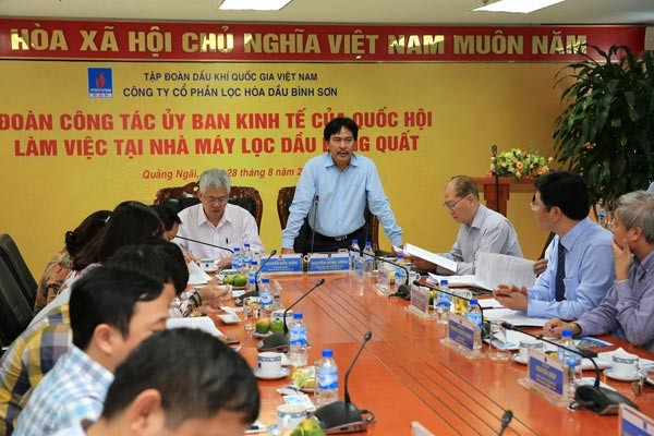 Ủy ban Kinh tế Quốc hội làm việc tại BSR - ảnh 2