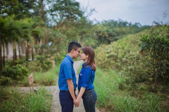 Độc đáo bộ ảnh cưới với áo Đoàn thanh niên - ảnh 6