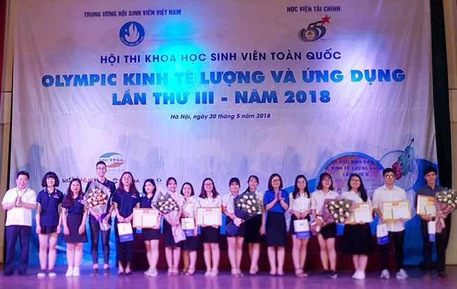 5 đề tài giành giải Nhất Hội thi Olympic Kinh tế lượng và ứng dụng' - ảnh 2