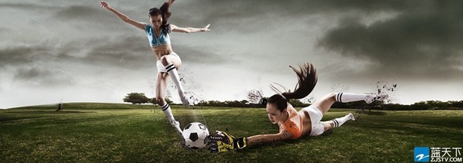 Nữ sinh Hàn nóng bỏng với áo đấu World Cup 2014 - ảnh 2