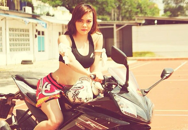Nữ võ sĩ Việt sexy trên sàn đấu - ảnh 6