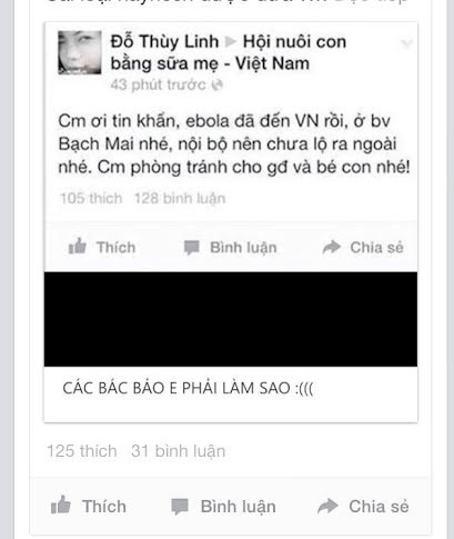 Hai đối tượng tung tin thất thiệt về dịch Ebola khai gì? - ảnh 1