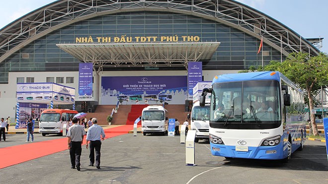 Thaco giới thiệu xe bus ghế ngồi mới - ảnh 1