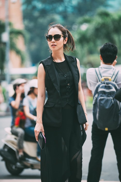 Jennifer Phạm sành điệu dạo phố - ảnh 5