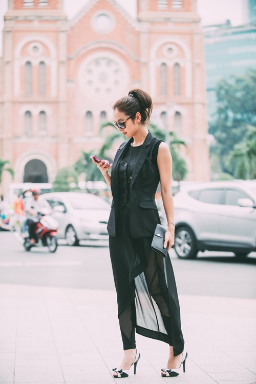 Jennifer Phạm sành điệu dạo phố - ảnh 7