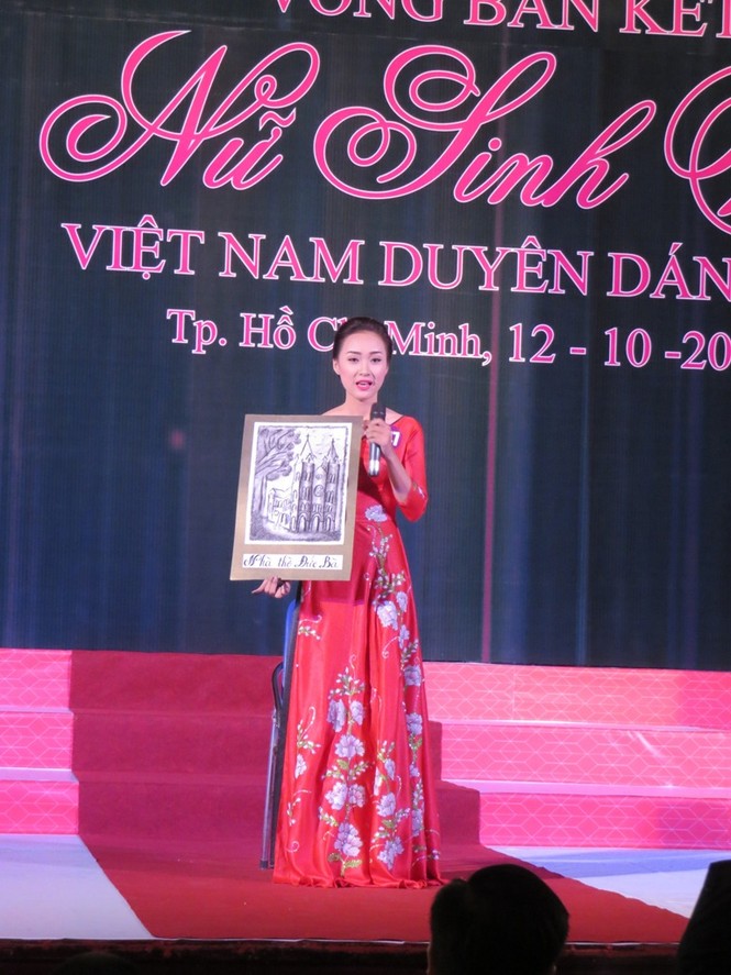 Tranh tài bán kết 'Nữ sinh duyên dáng' khu vực phía nam - ảnh 5