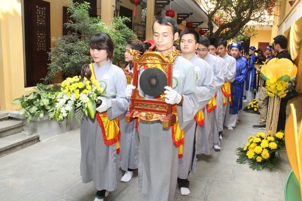 Ái nữ của bà chủ Tập đoàn Nam Cường làm lễ cưới tại chùa - ảnh 8