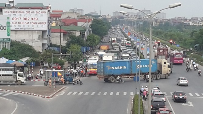 Tháo nút thắt giữa QL 5 và cầu Thanh Trì - ảnh 2