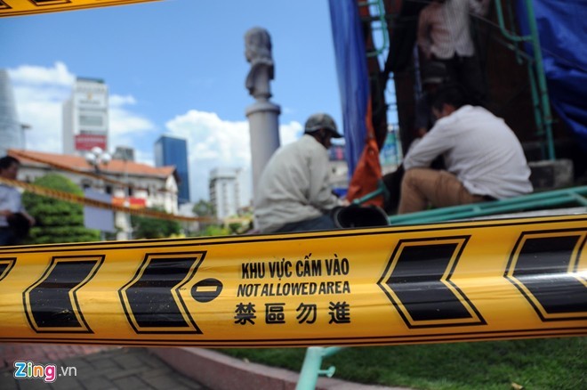 Bắt đầu dời tượng Trần Nguyên Hãn để xây ga Metro - ảnh 4