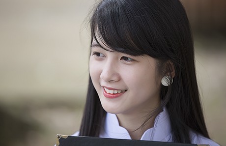 Nữ sinh Thái Nguyên xinh xắn “trong veo” gây sốt - ảnh 3