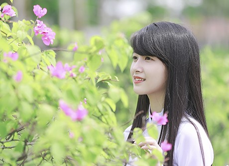 Nữ sinh Thái Nguyên xinh xắn “trong veo” gây sốt - ảnh 8