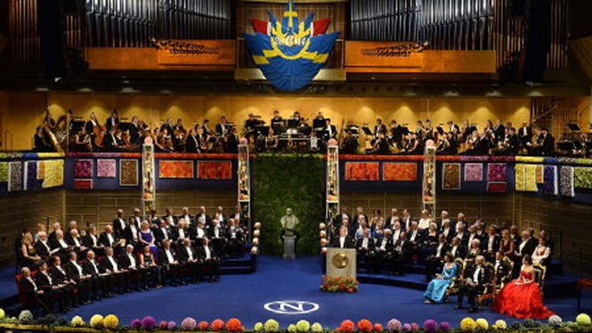 Choáng ngợp với dạ tiệc hoàng gia Thụy Điển mừng Nobel - ảnh 1