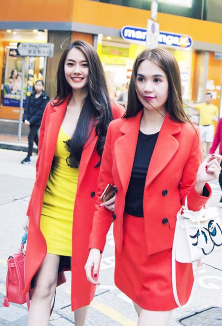 Ngọc Trinh cùng dàn chân dài tung tăng dạo phố Hong Kong - ảnh 6