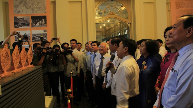 Trưng bày hiện vật Hoàng thành Thăng Long tại TPHCM - ảnh 6