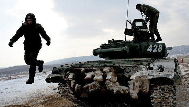 Mục kích xe tăng T-72 nã pháo tranh hùng - ảnh 2