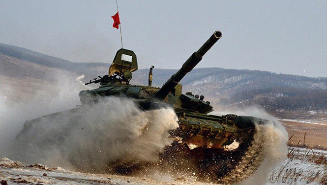 Mục kích xe tăng T-72 nã pháo tranh hùng - ảnh 5
