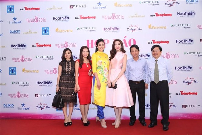 Mỹ nhân hội ngộ tại họp báo Hoa hậu Việt Nam 2016 - ảnh 3