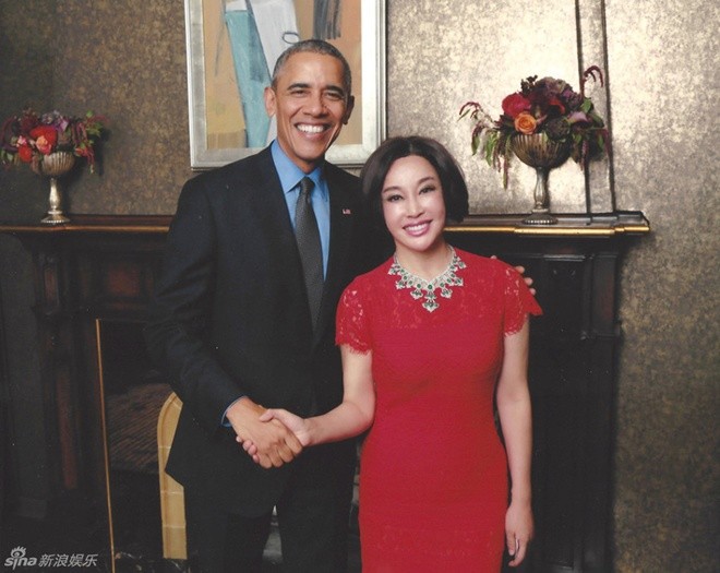 Minh tinh Lưu Hiểu Khánh gặp gỡ Tổng thống Obama - ảnh 1