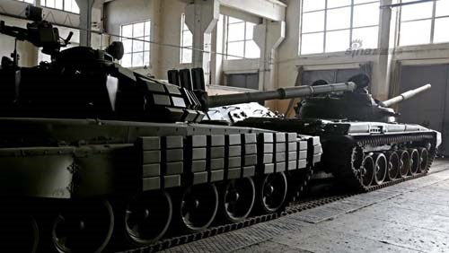 Bên trong xưởng nâng cấp xe tăng của quân đội Ukraine - ảnh 14