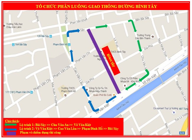 TP.HCM: Phân luồng giao thông hàng loạt tuyến đường - ảnh 3