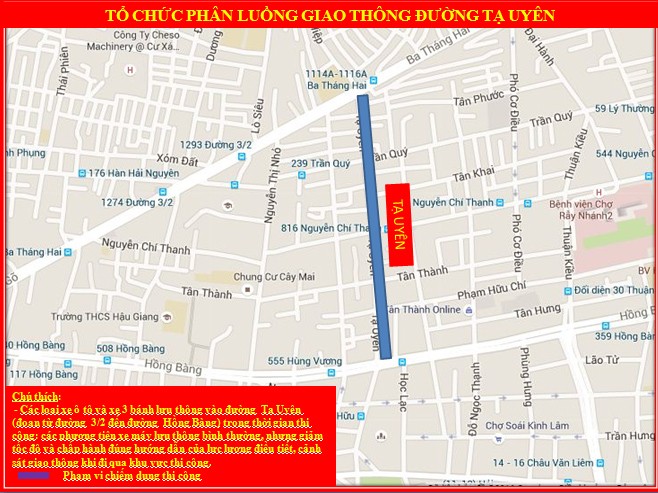 TP.HCM: Phân luồng giao thông hàng loạt tuyến đường - ảnh 7
