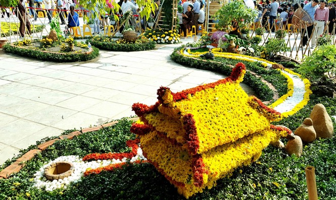 Hàng vạn người tham gia 'Lễ hội hoa cúc' - ảnh 11