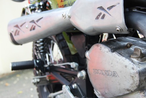 Thợ Việt 'độ' Honda Custom LA250 phong cách scrambler - ảnh 11