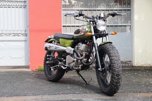 Thợ Việt 'độ' Honda Custom LA250 phong cách scrambler - ảnh 2