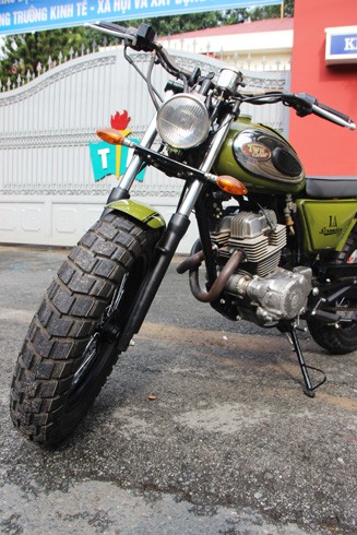 Thợ Việt 'độ' Honda Custom LA250 phong cách scrambler - ảnh 4