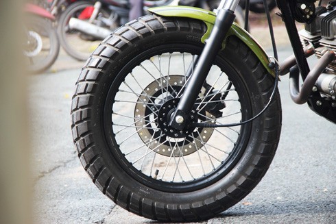 Thợ Việt 'độ' Honda Custom LA250 phong cách scrambler - ảnh 7