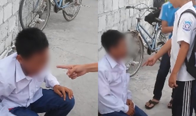 Nam sinh gào khóc vì bị bạn đánh hội đồng, tiểu tiện vào đầu - ảnh 2