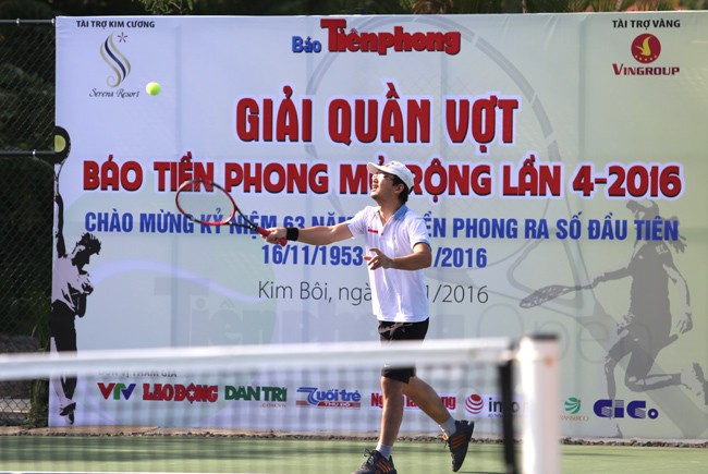 Sôi nổi giải quần vợt báo Tiền Phong - ảnh 17