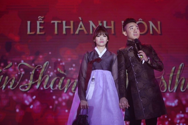 Ba bộ cưới lộng lẫy của cô dâu Hari Won - ảnh 10